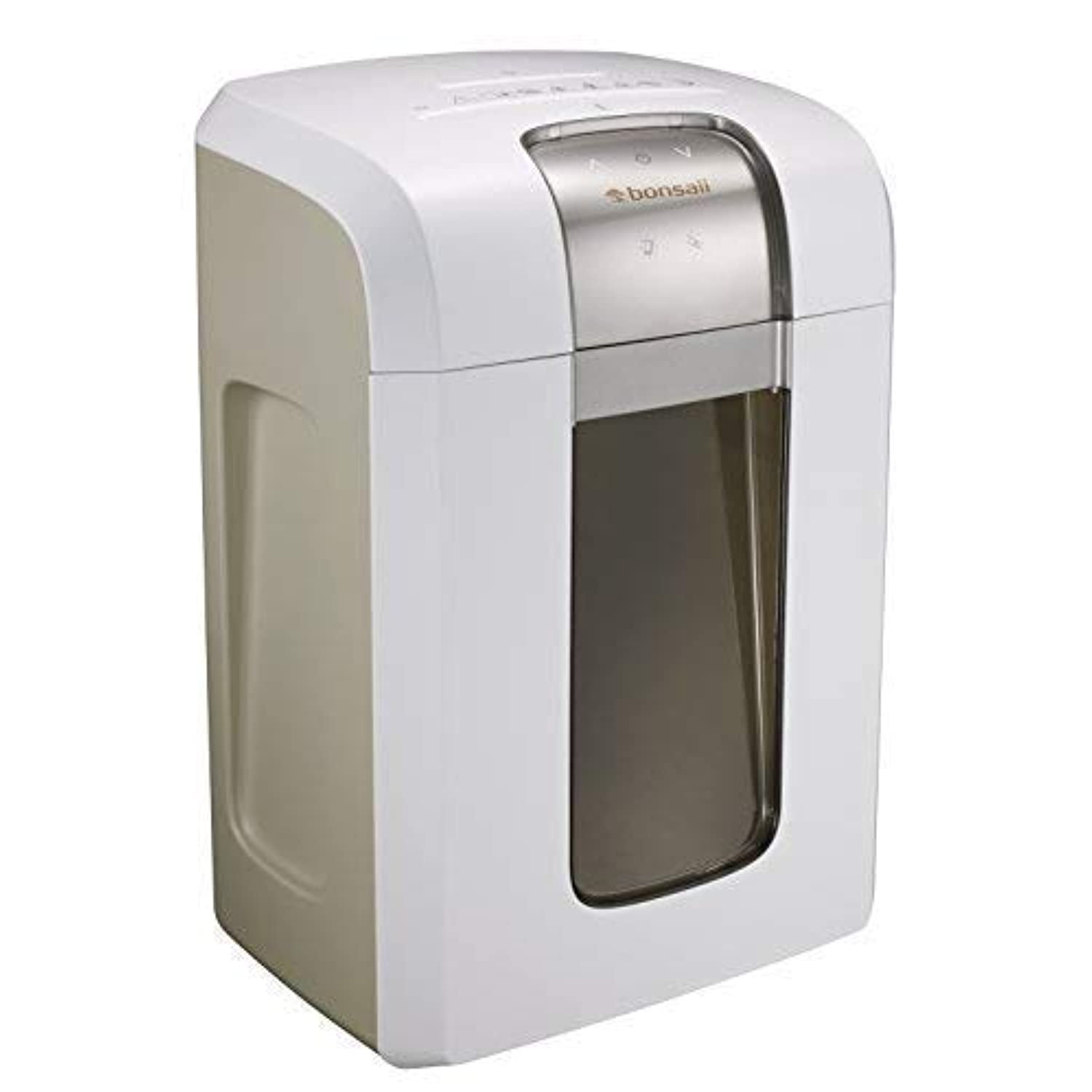 Bonsaii Paper Shredder, 240 Minutes Continuous Shredding, 10-Sheet Micro Cut (25/64 inches) with 7.9 Gallons Wasterbasket, White (4S30)