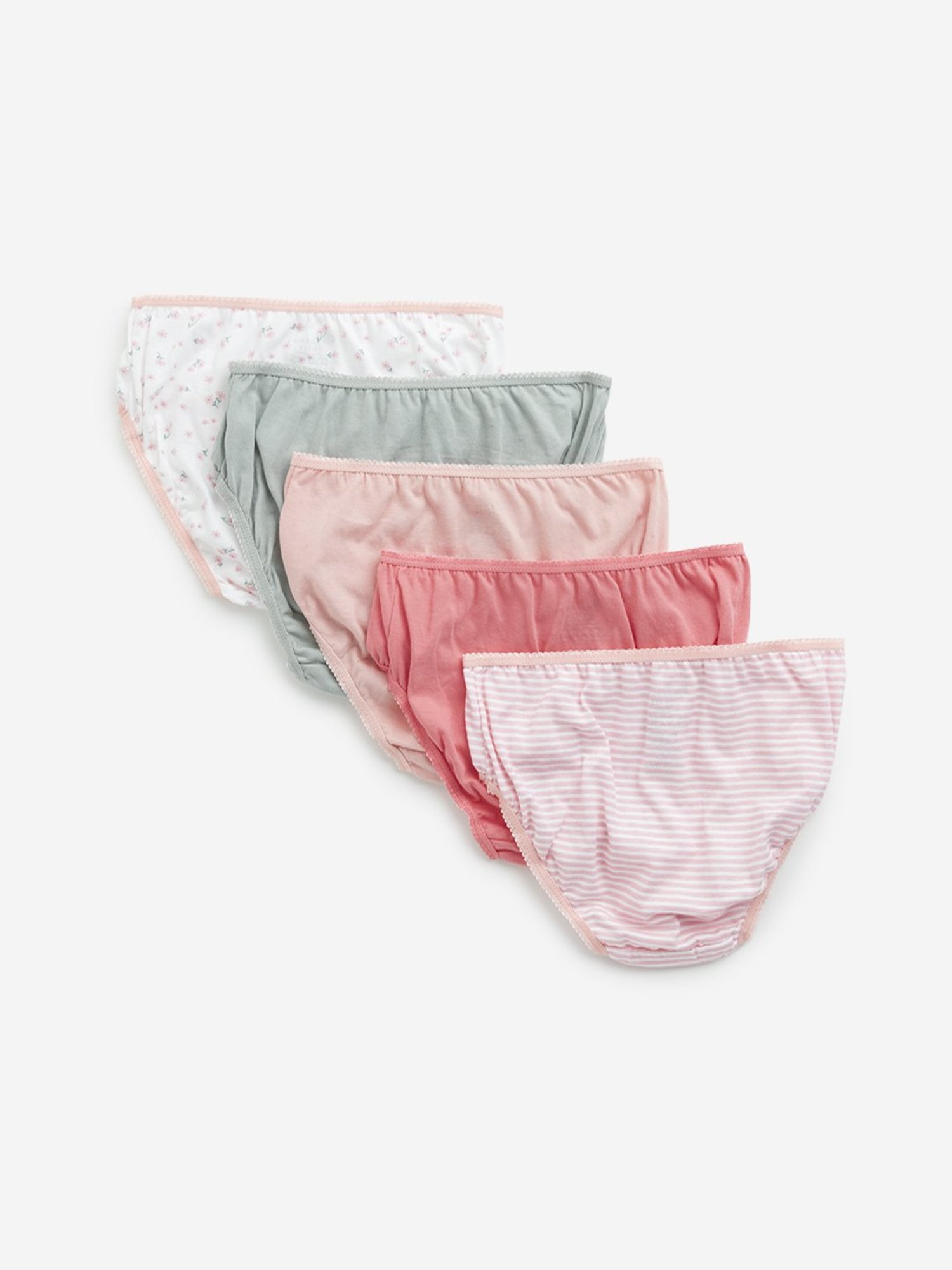 D'chica Kids Multicolor Cotton Printed Panties - Pack of 6
