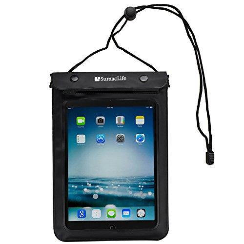 Sumaclife Universal Waterproof Tablet Dry Bag Case for Apple Ipad Mini 2 3 with Retina Display/hp Stream 7/Asus Nexus 7 From Google/Toshiba Encore 2/Neutab N7 X7 Pro 7''(black)