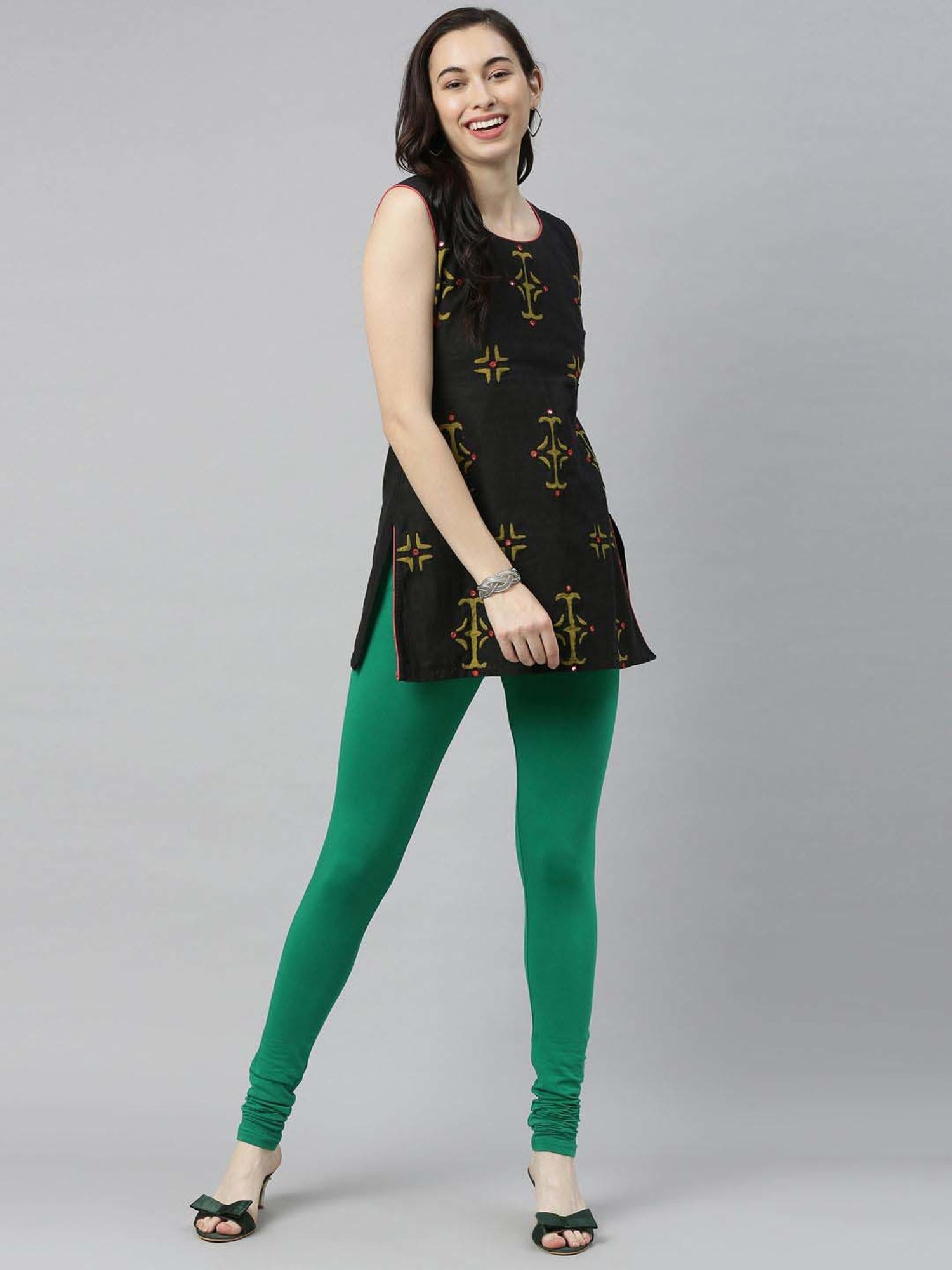 JCSS Green Cotton Leggings