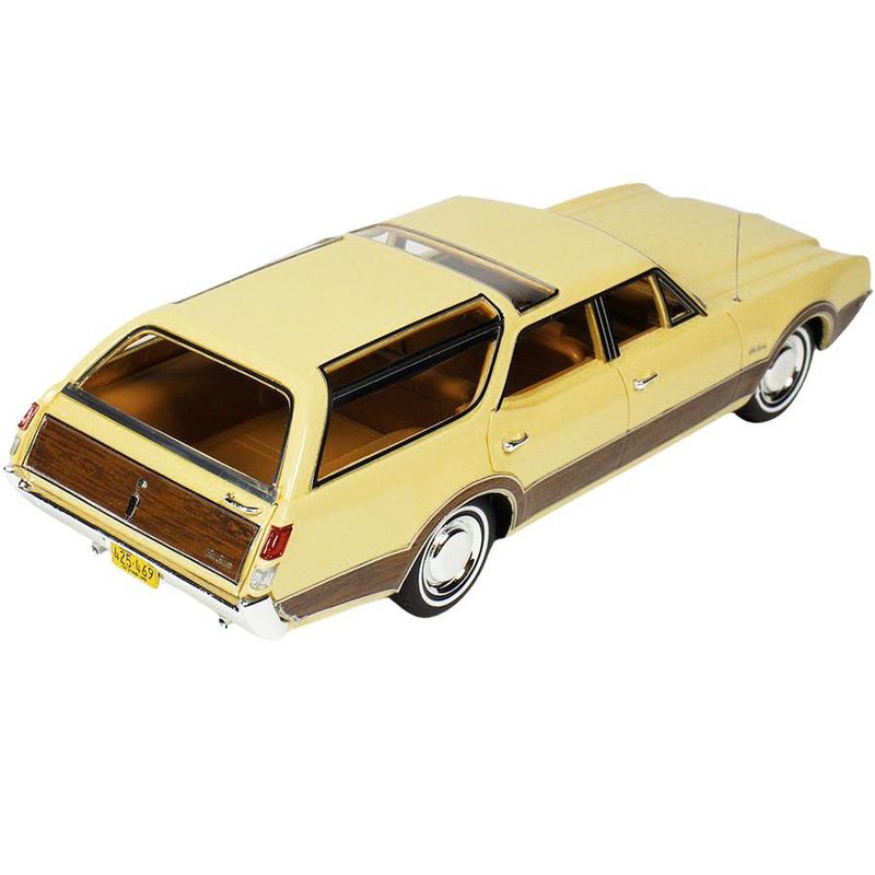 1969 Oldsmobile Vista Cruiser with Roof Rack Safron Yellow w/Wood Paneling Ltd Ed 230 pcs 1/43 Model Car by Goldvarg Collection