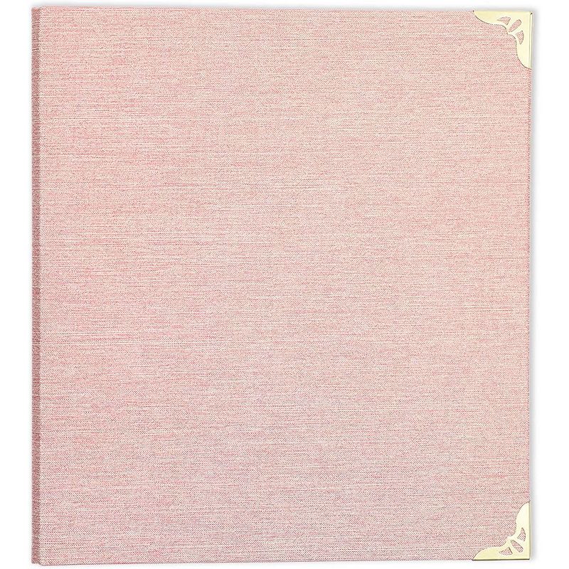 Paper Junkie Pink 3 Ring Binder with Gold Hardware for 250 Sheet Capacity (11.5 x 10.5 x 1.6 in)