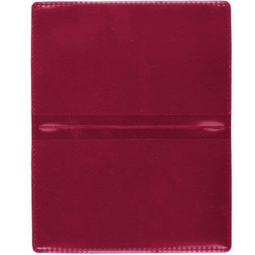 StoreSMART - Metallic Maroon Folding Business Card Holders - 10 pack - Polypropylene Plastic (RPP2915MM-10)