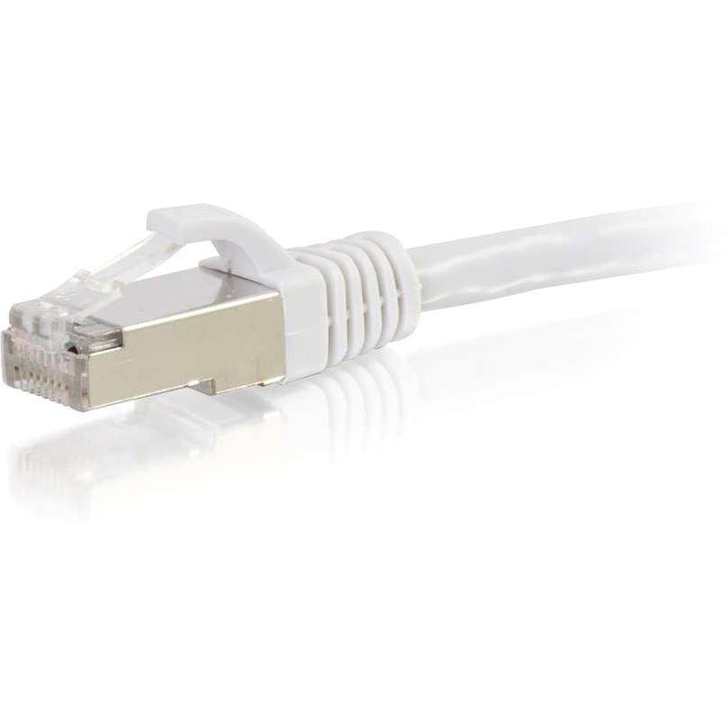 C2g C2g 9ft Cat6 Snagless Shielded (stp) Network Patch Cable - White