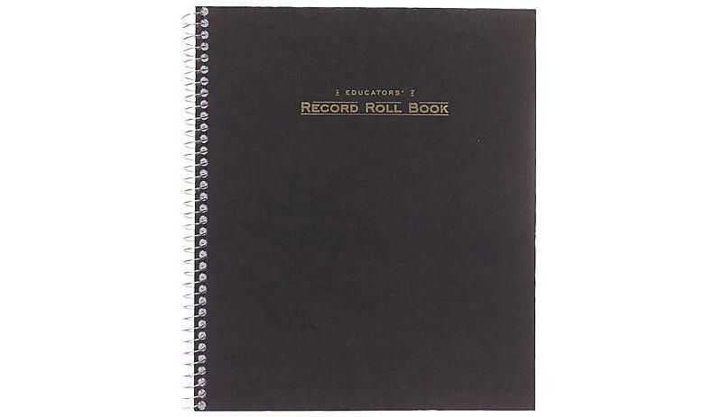 Roaring Spring Class Roll Book 11"x8-1/2" Wirebound Manila Double Pocket 72900