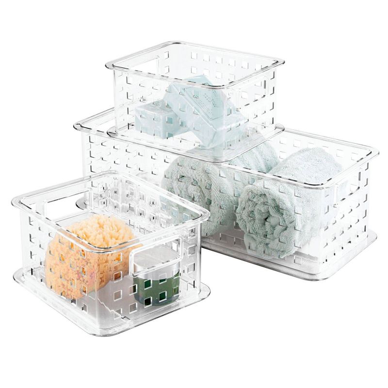 3pc Zia Stack and Slide Set Clear - iDESIGN