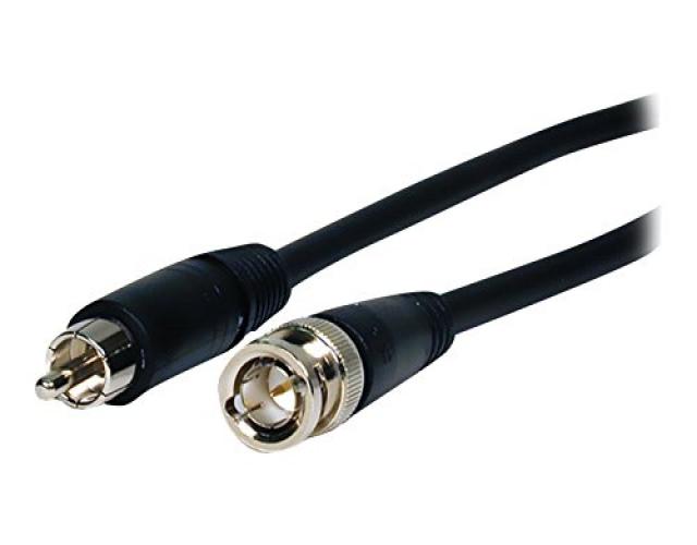 Premium High Resolution BNC to RCA Video Cables Length: 15'