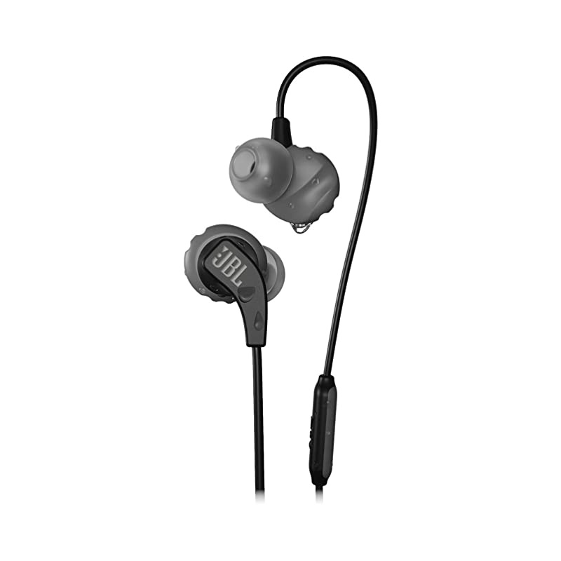 Endurance Run, In-Ear Sport Headphone with One-Button Mic/Remote - Black