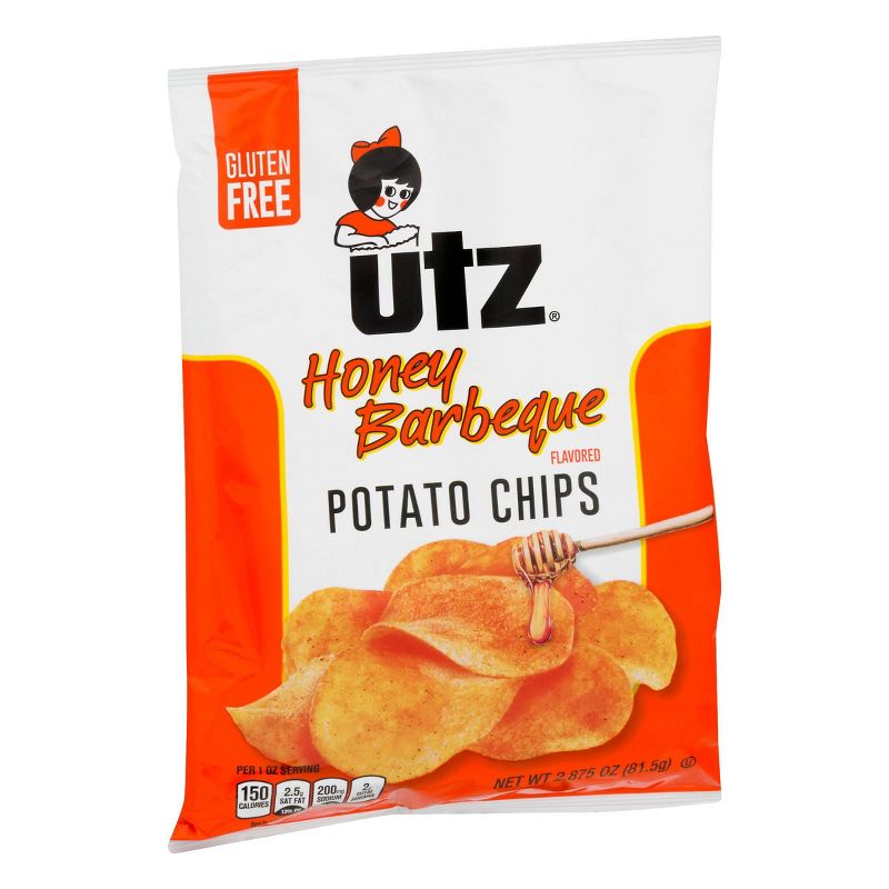 Utz Honey Barbeque Flavored Potato Chips - 2.875oz