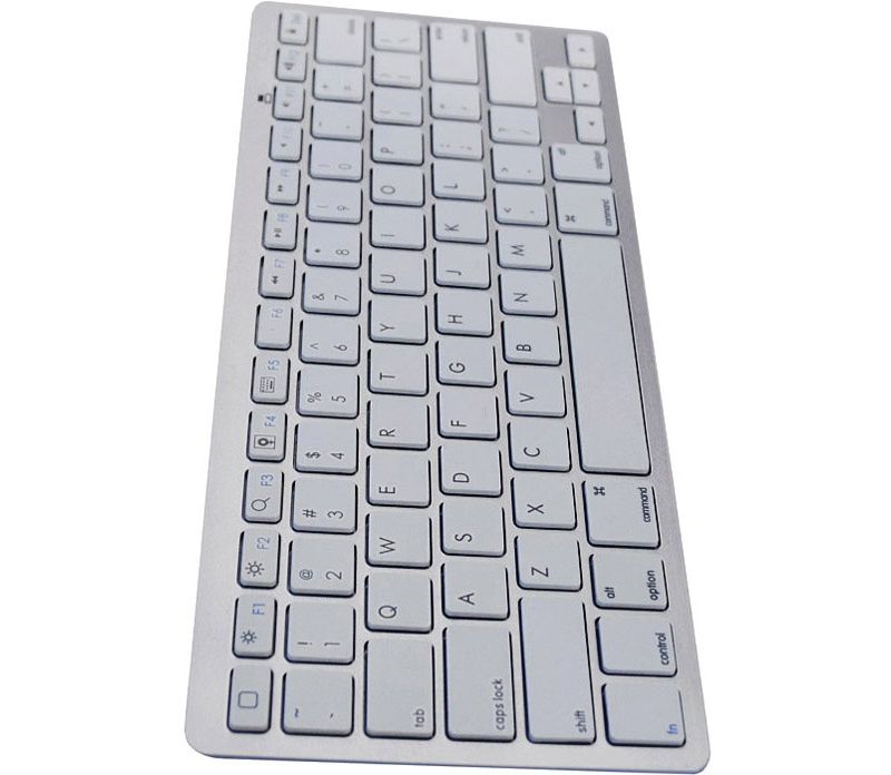 Premiertek Wireless Bluetooth V3.0 Slim Keyboard for PC/MAC/iOS/Android - Wireless Connectivity - Bluetooth - 32.81 ft - 2.40 GHz