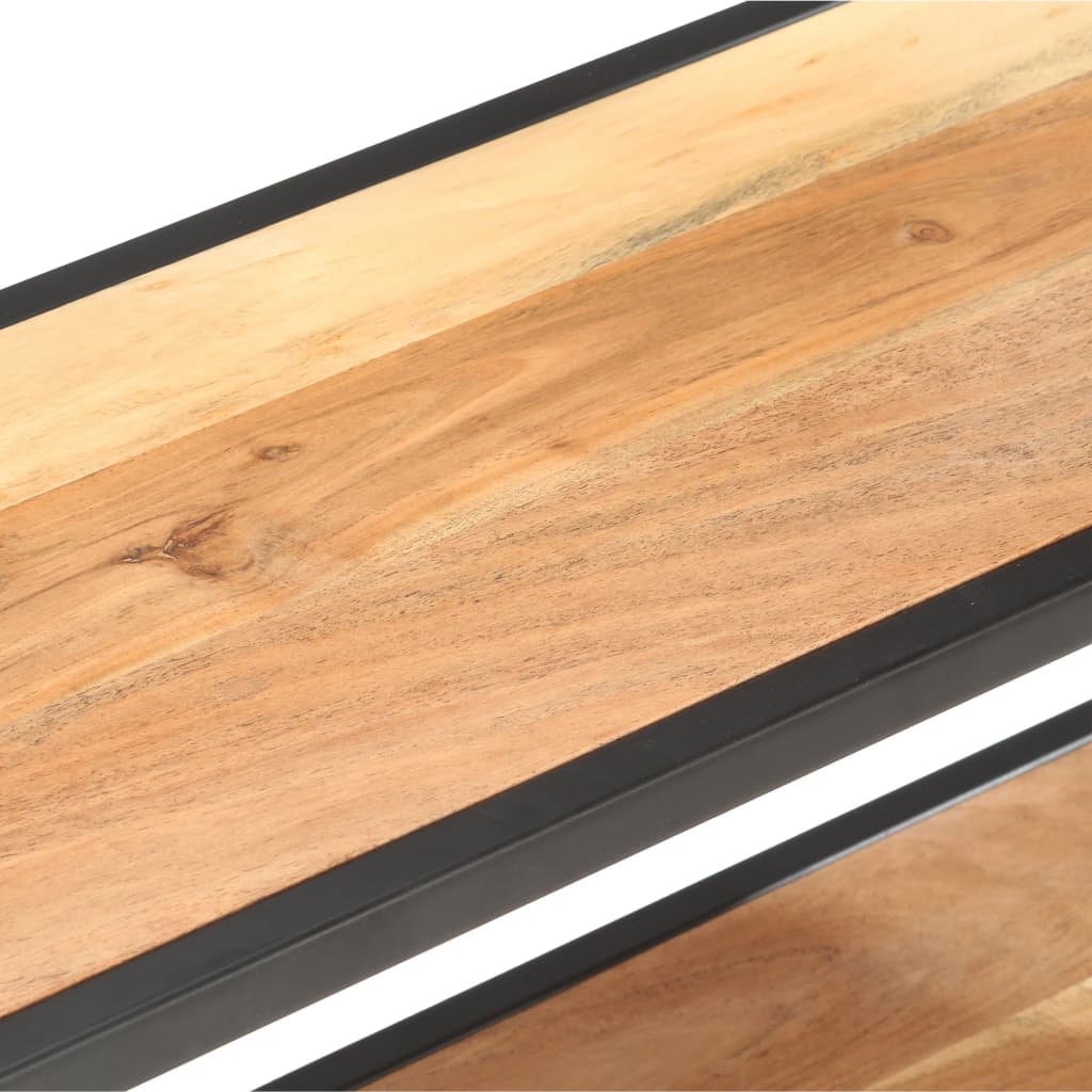 vidaXL Solid Acacia Wood TV Cabinet 59.1" Stand Unit Entertainment Center