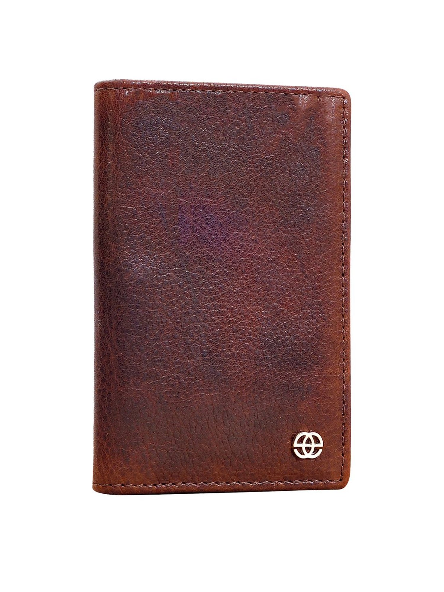 Eske Brown Formal Leather Coin & Card Case for Men