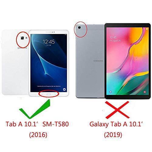 I-Blason Galaxy Tab A 10.1 Unicorn Beetle Pro Cover With Screen Protector Black