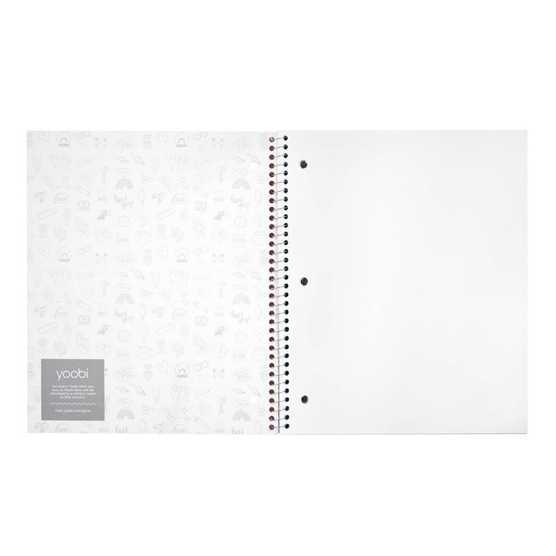 Spiral Notebook 1 Subject College Ruled Pink Lips  - Yoobi™