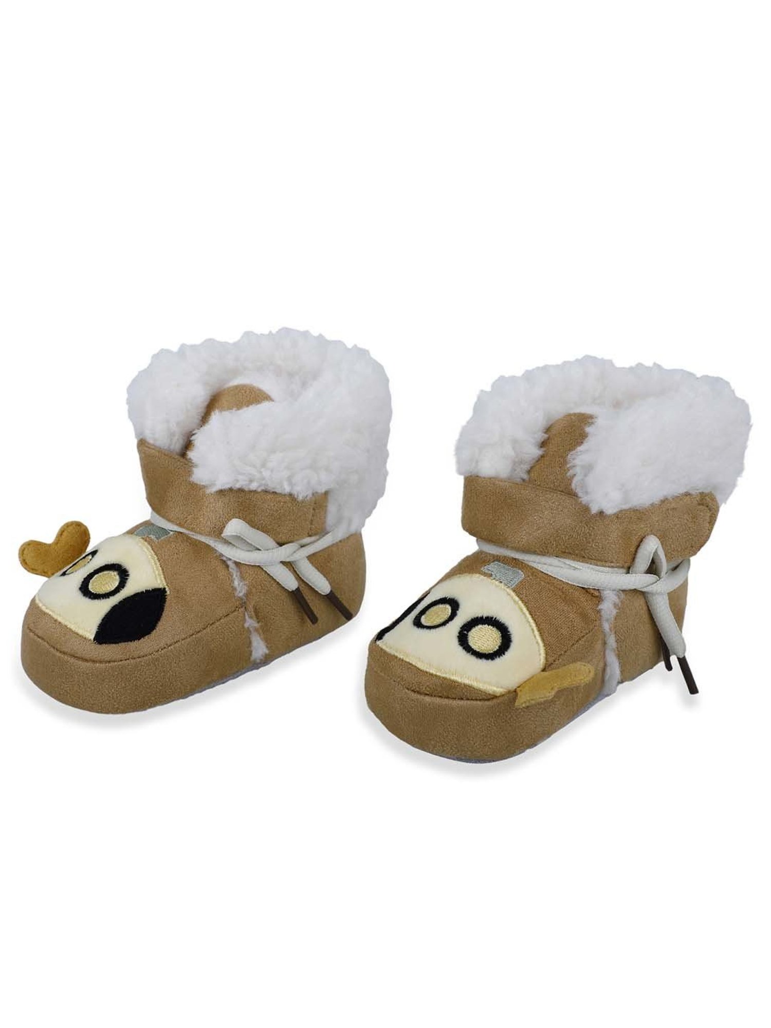 Baby Moo Kids Brown Casual Booties