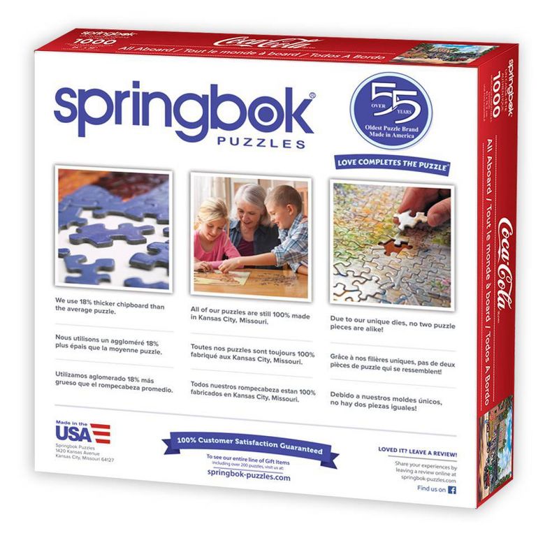 Springbok Coca-Cola All Aboard Puzzle 1000pc