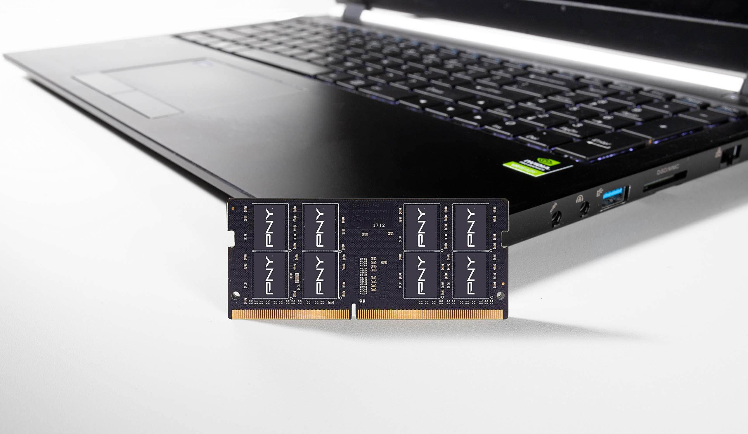 PNY Performance 8GB DDR4 2666 (PC4-21300) CL19 260-Pin SO-DIMM Notebook Memory - MN8GSD42666