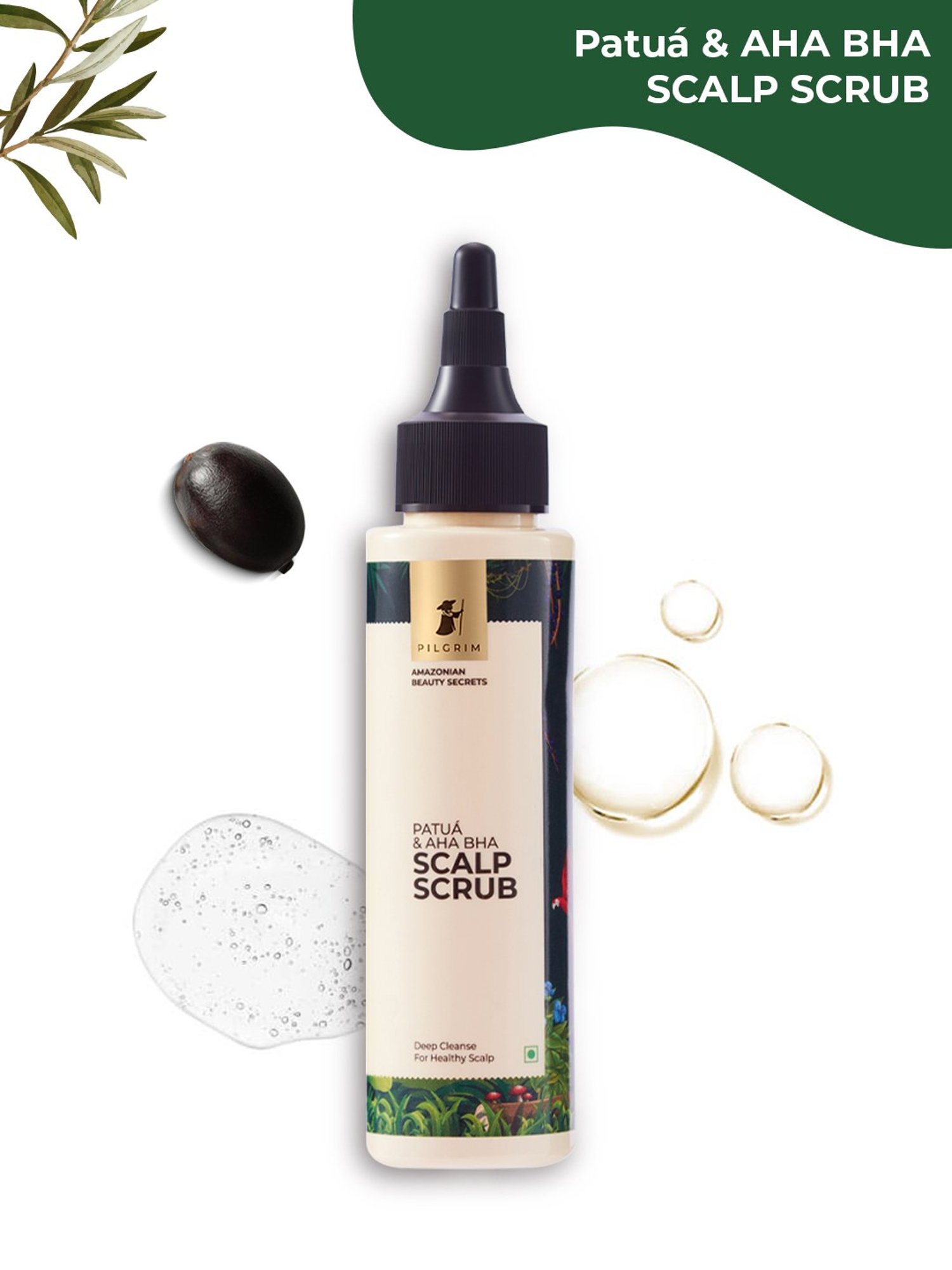 Pilgrim Patua & AHA BHA Scalp Scrub - 100 ml