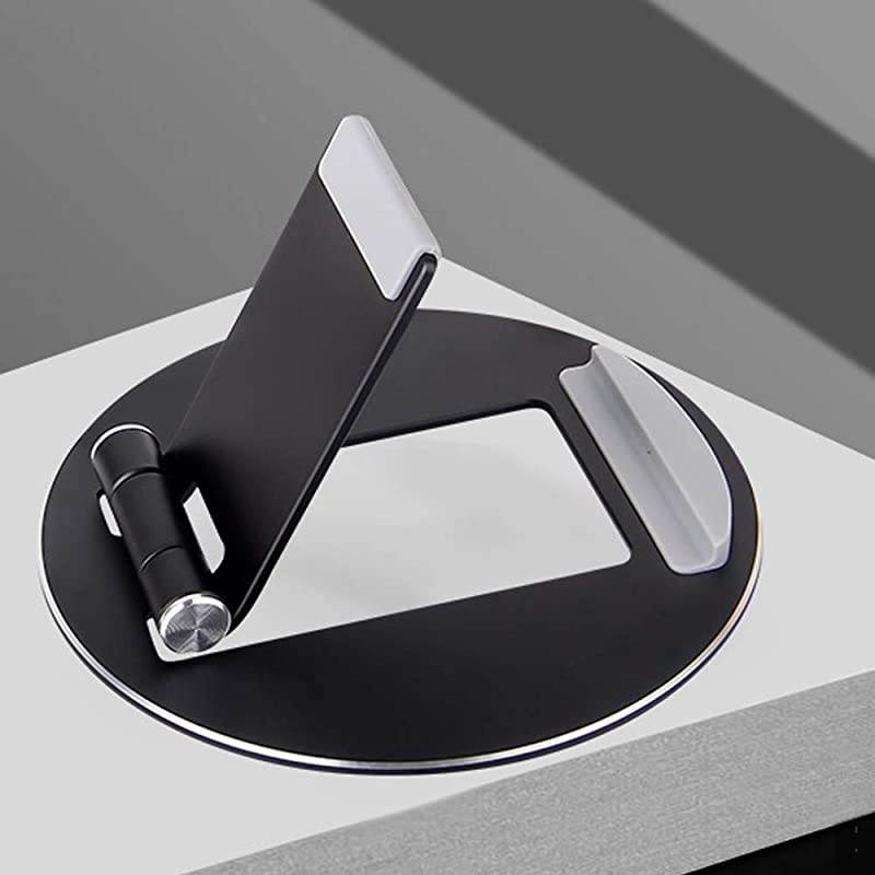 Tablet Stand Adjustable Aluminum Desktop Tablet Phone Holder Compatible with Tablet iPad MiniiPhone X87 Plus76s6 Samsung Galaxy Tablet 4105quot Black