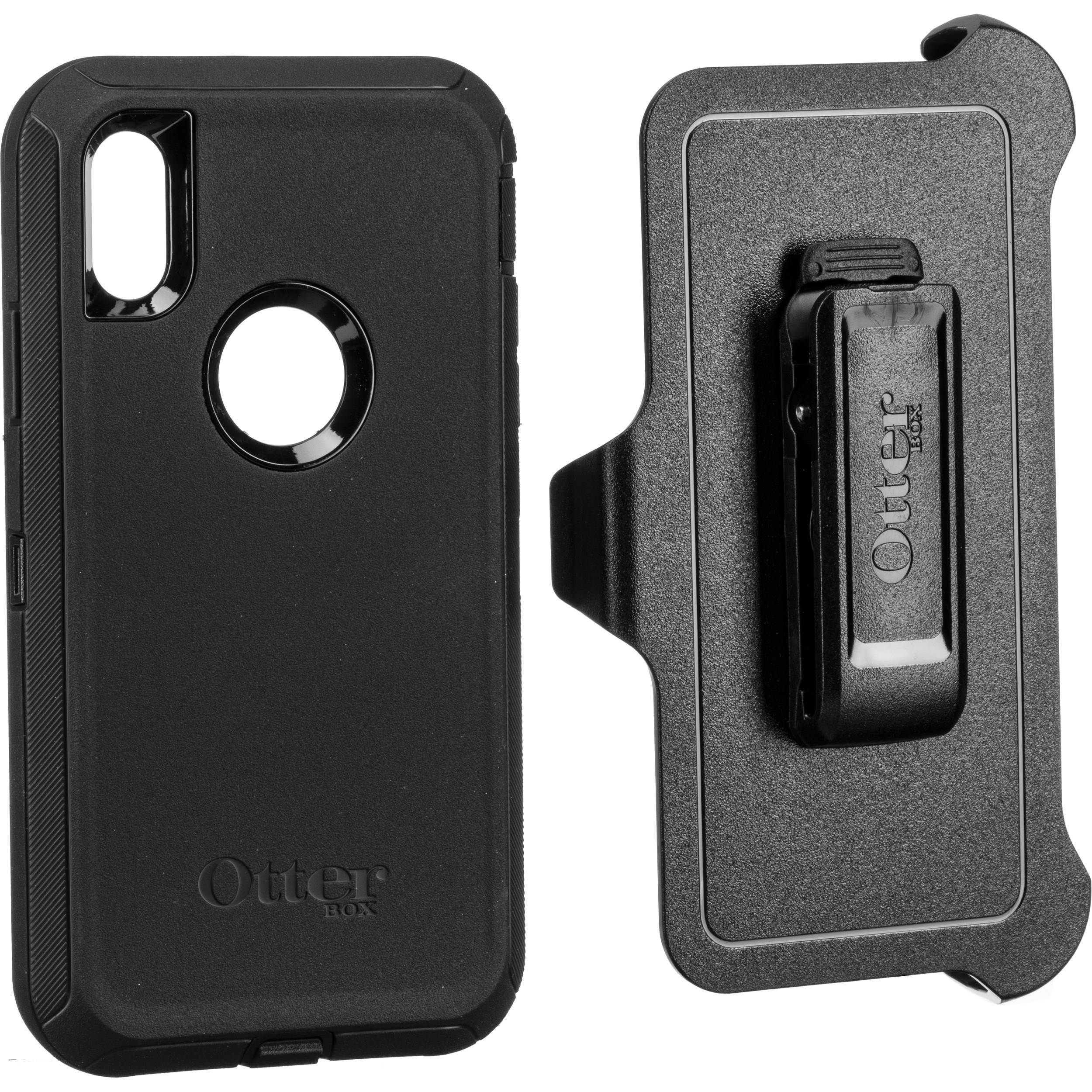 OtterBox Defender Series Screenless Edition Case for iPhone XR - Retail Packaging - Black