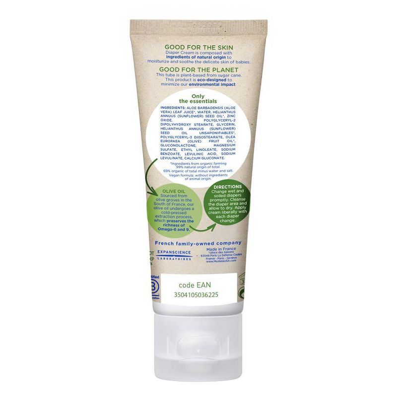 Mustela Diaper Cream with Olive Oil and Aloe - 2.54oz