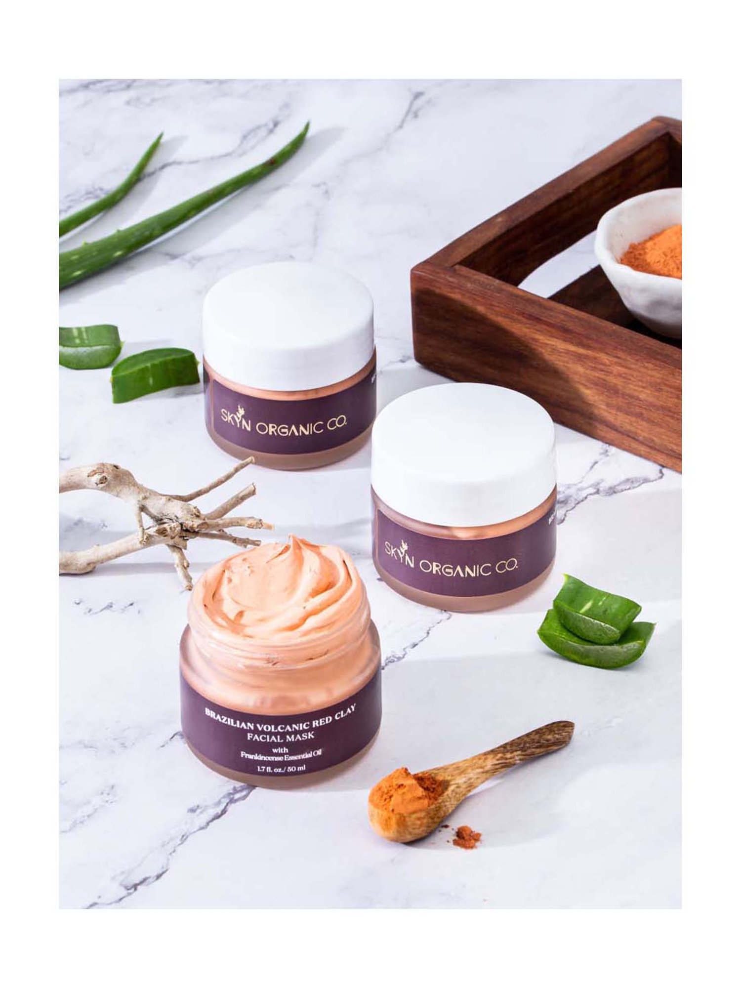 SKYN ORGANIC CO Brazilian Volcanic Red Clay Facial Mask - 50 gm