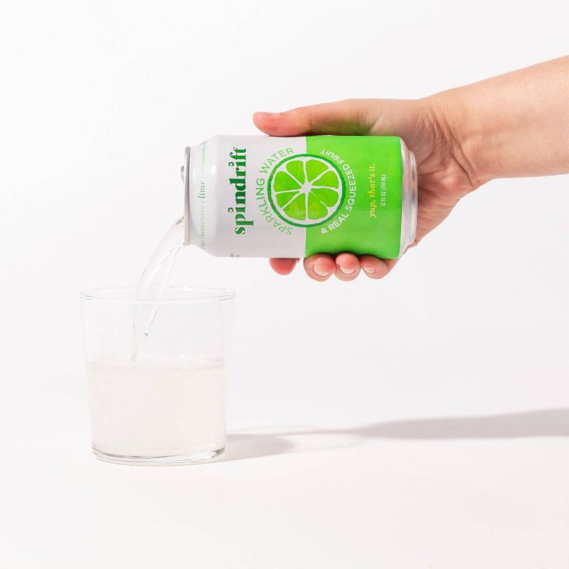 Spindrift Lime Sparkling Water - 8pk/12 fl oz Cans