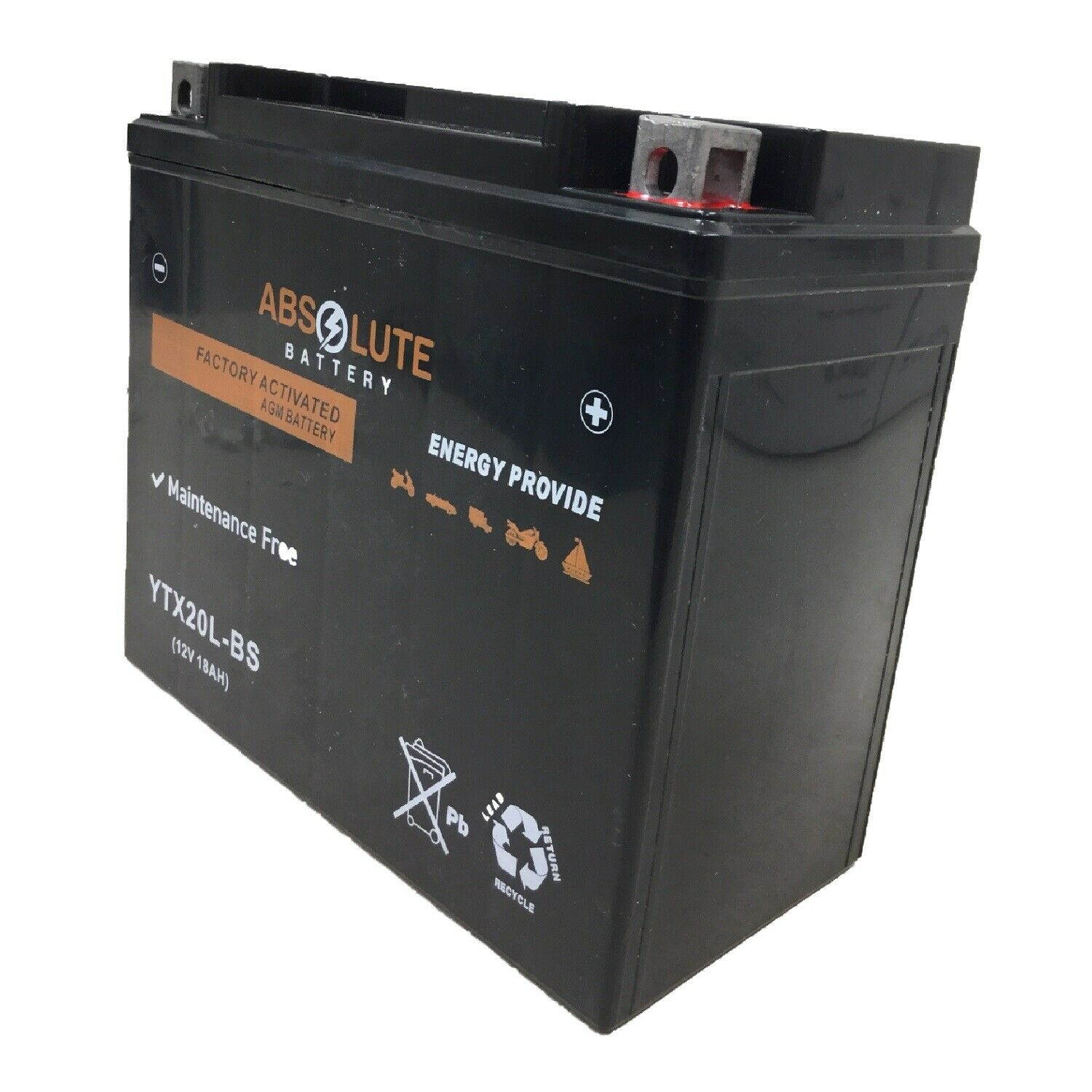 New YTX20L-BS Replacement Battery For Yamaha 400 YFM40FWN Big Bear 2000-2003 ATV