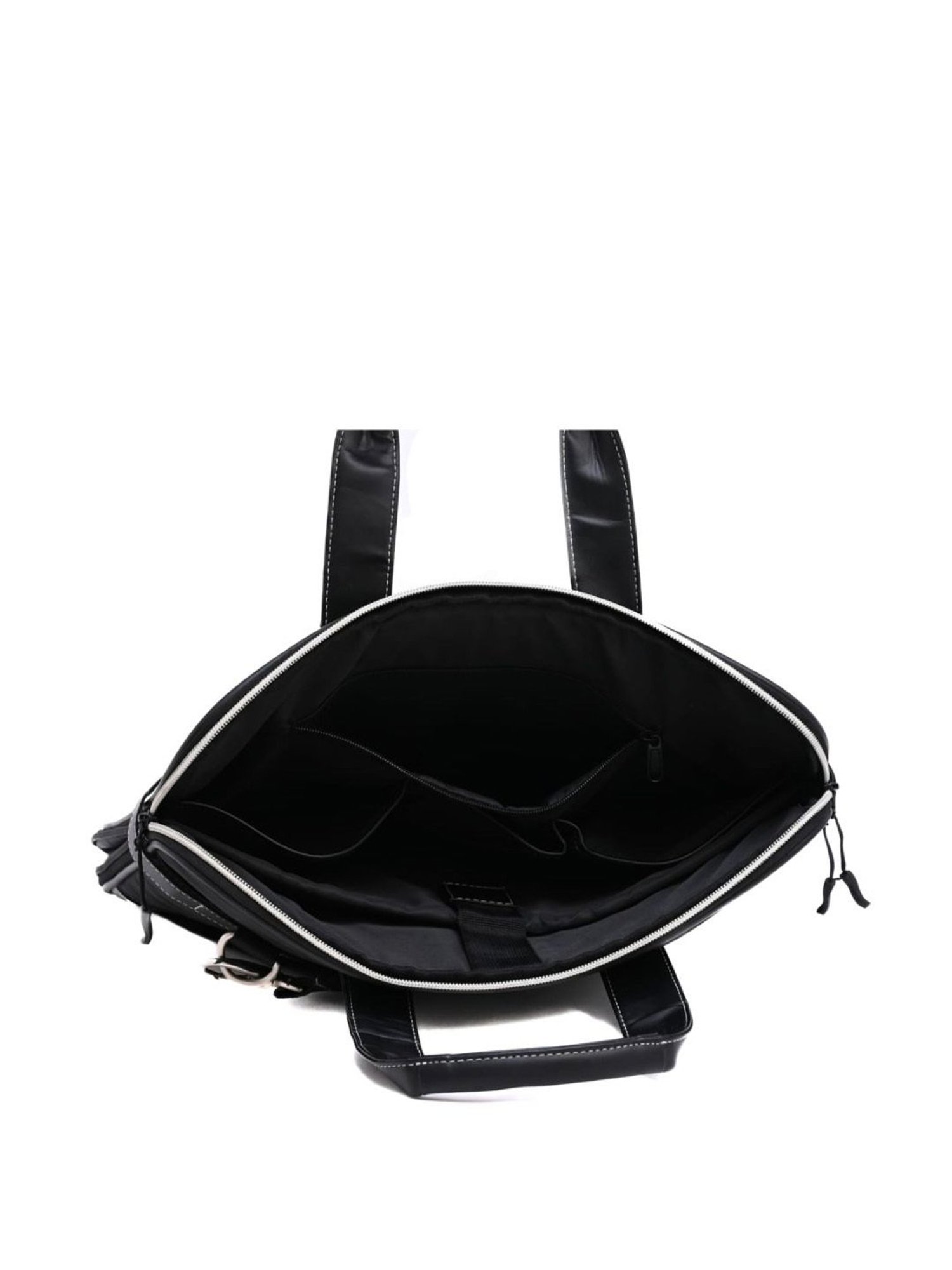 Swiss Military Black Solid Small Laptop Messenger Bag