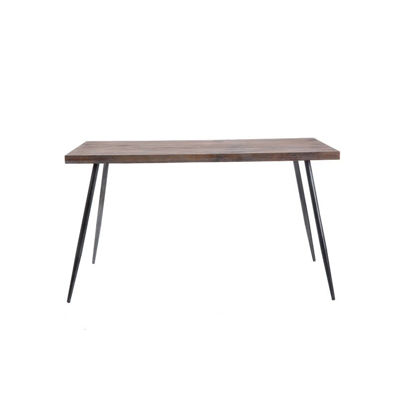 54" Reddick Wood Dining Table/Desk Antique Gray - Summerland Home