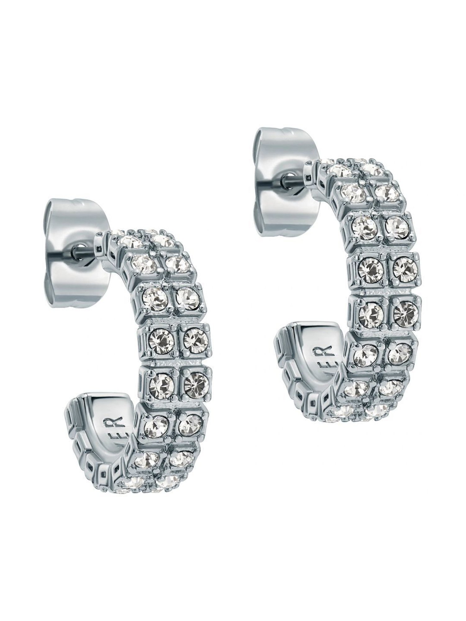Ted Baker MELLRIE: Small Double Crystal Hoop Earrings
