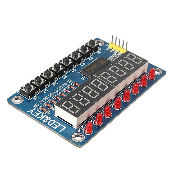 3Pcs TM1638 Chip Key Display Module 8 Bits Digital LED Tube For AVR Arduino