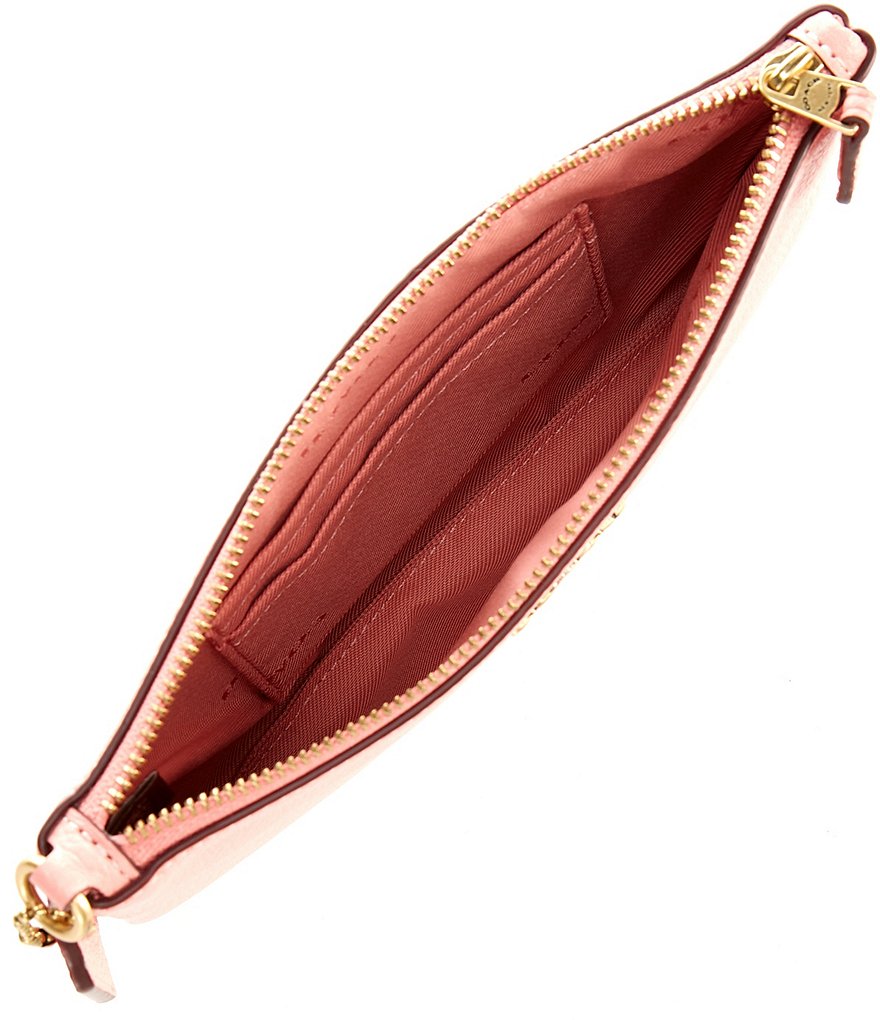 HOBO Link Leather Zip Wristlet