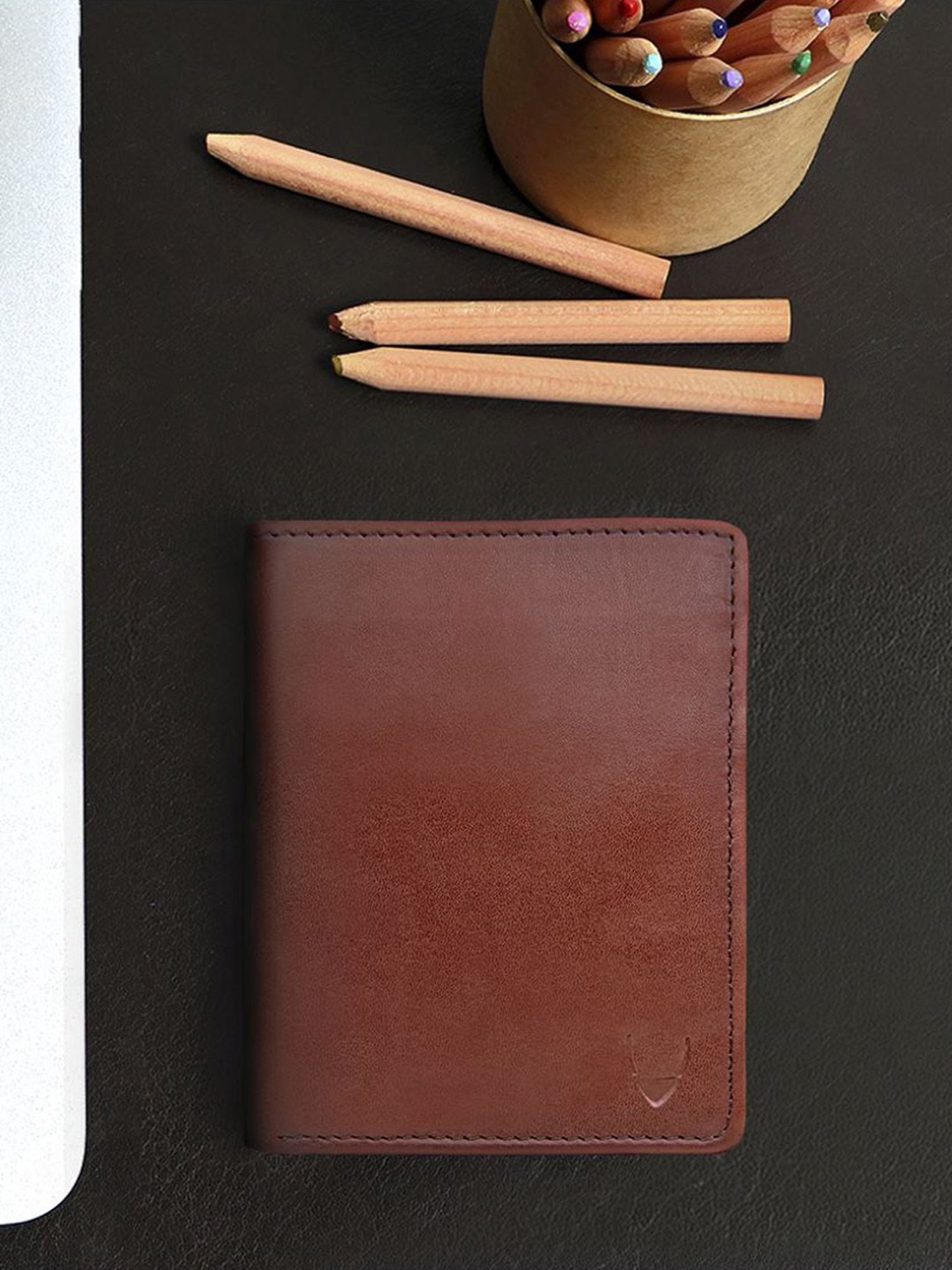 Hidesign L108 N RF Tan Solid Rfid Bi-Fold Wallet for Men