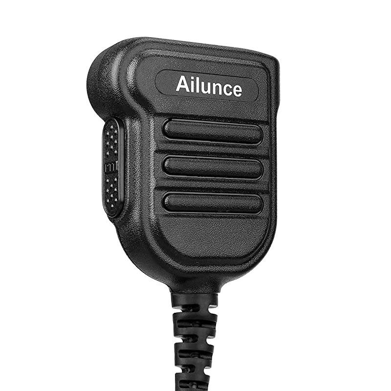 HD1 Shoulder Speaker Mic Microphone IP55 Waterproof 35mm Audio Jack for  HD1 Retevis RT82 RT87 RT29 RT47 RT48 Walkie Talkie 1 Pack