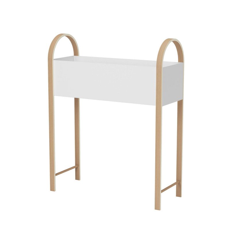 Bellwood Elevated Garden Bed & Storage Box White/Natural - Umbra