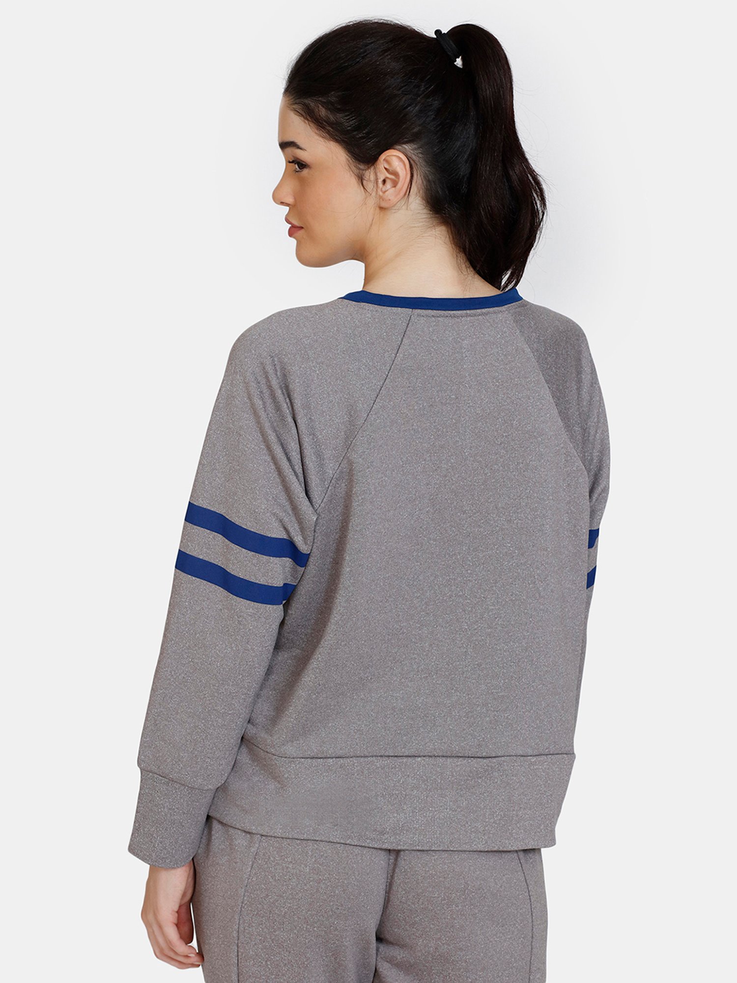 Zelocity by Zivame Grey Printed T-Shirt