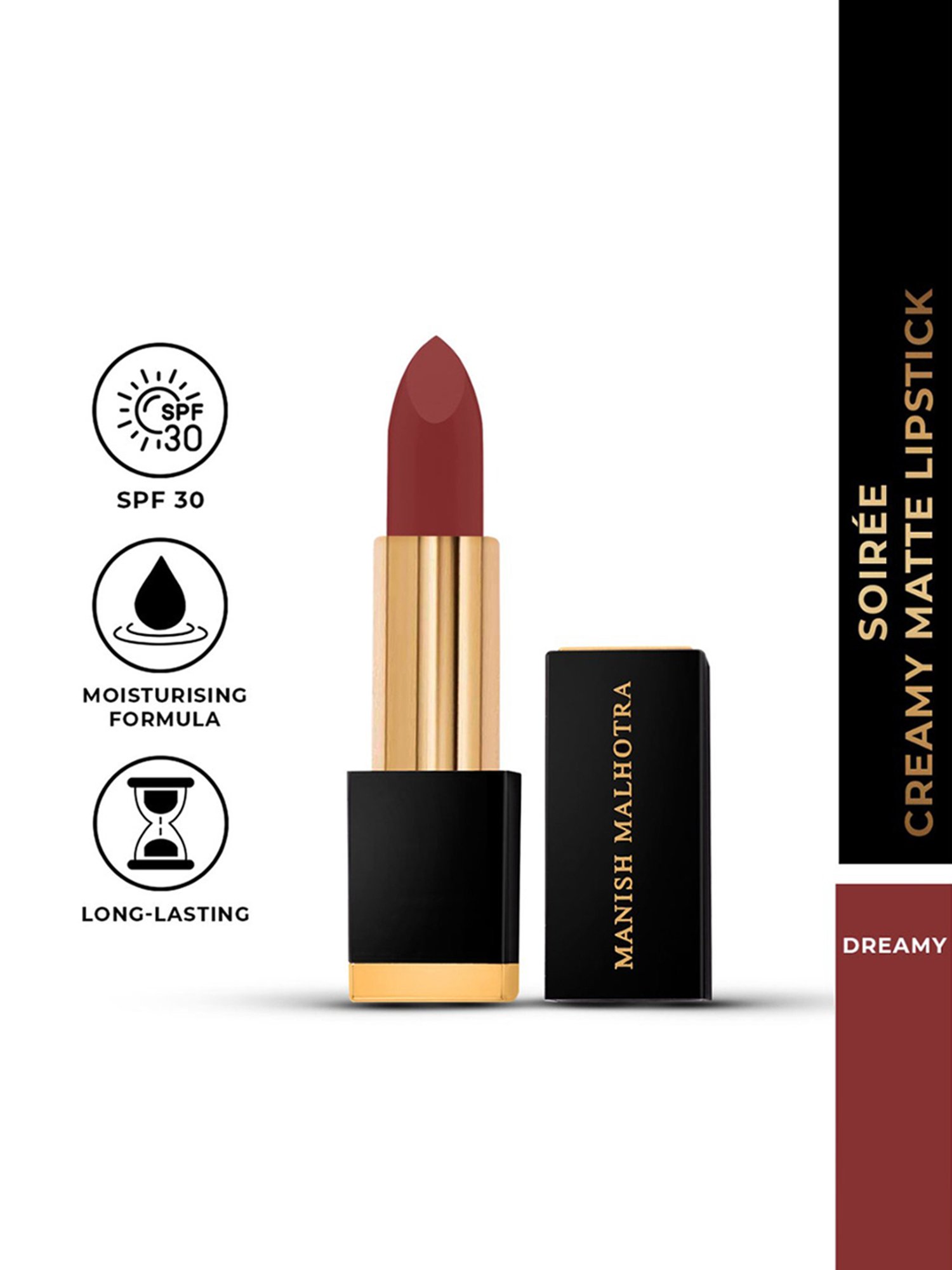 MyGlamm Manish Malhotra Soiree Creamy Matte Lipstick Dreamy - 4.2 gm