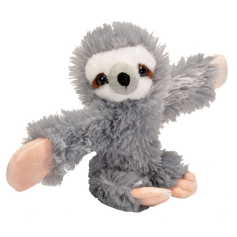 Wild Republic Huggers Plush Sloth, Wolf, and Panda