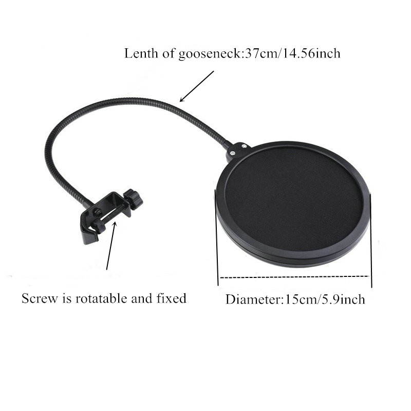 BM800 Condenser Microphone Cardioid Pro Audio Studio Vocal Recording Mic + 48V Phantom Power +Desk Stand +USB sound Adapter