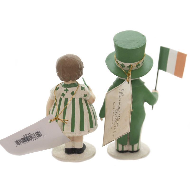 Saint Patricks 5.5" Patrick & Erin Irish  -  Decorative Figurine Sets