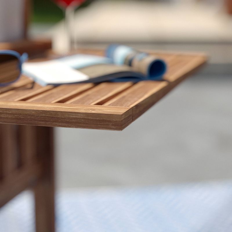 Stablom Outdoor Lounge Chair with Cushions - Natural/White - Aiden Lane