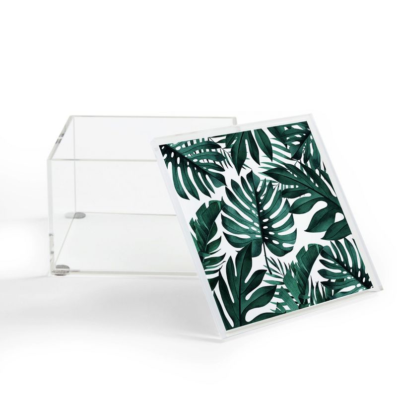 Olivia & May Set of 3 Weave Baskets with Wooden Lids