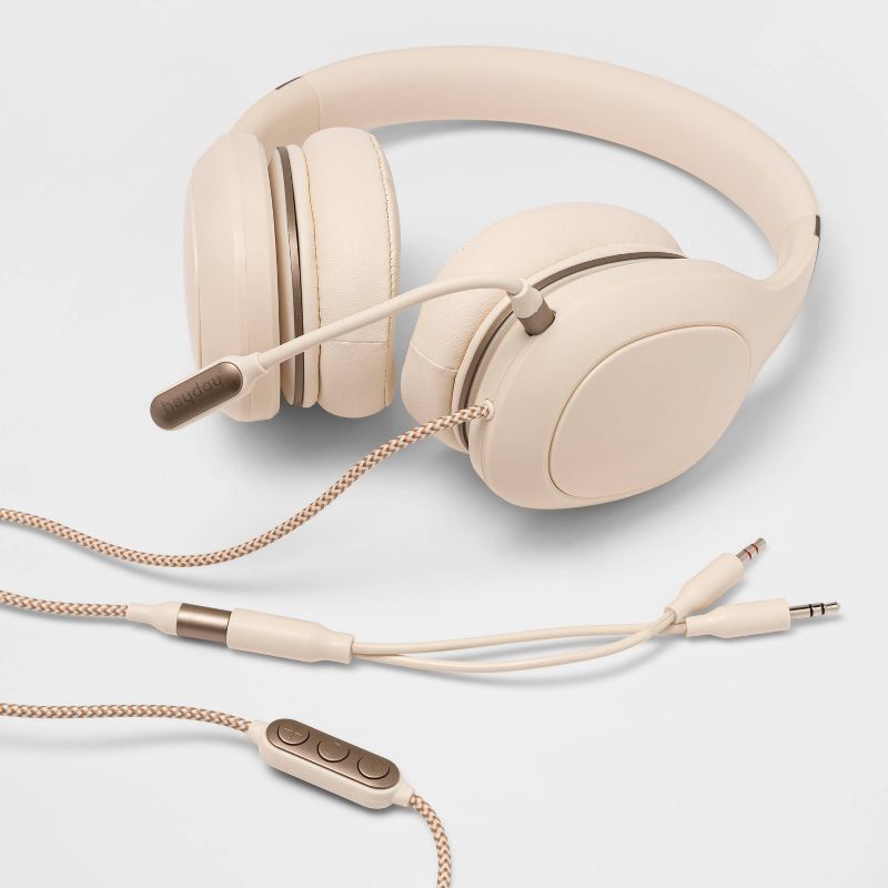heyday™ On-Ear Wired Headset - Stone White