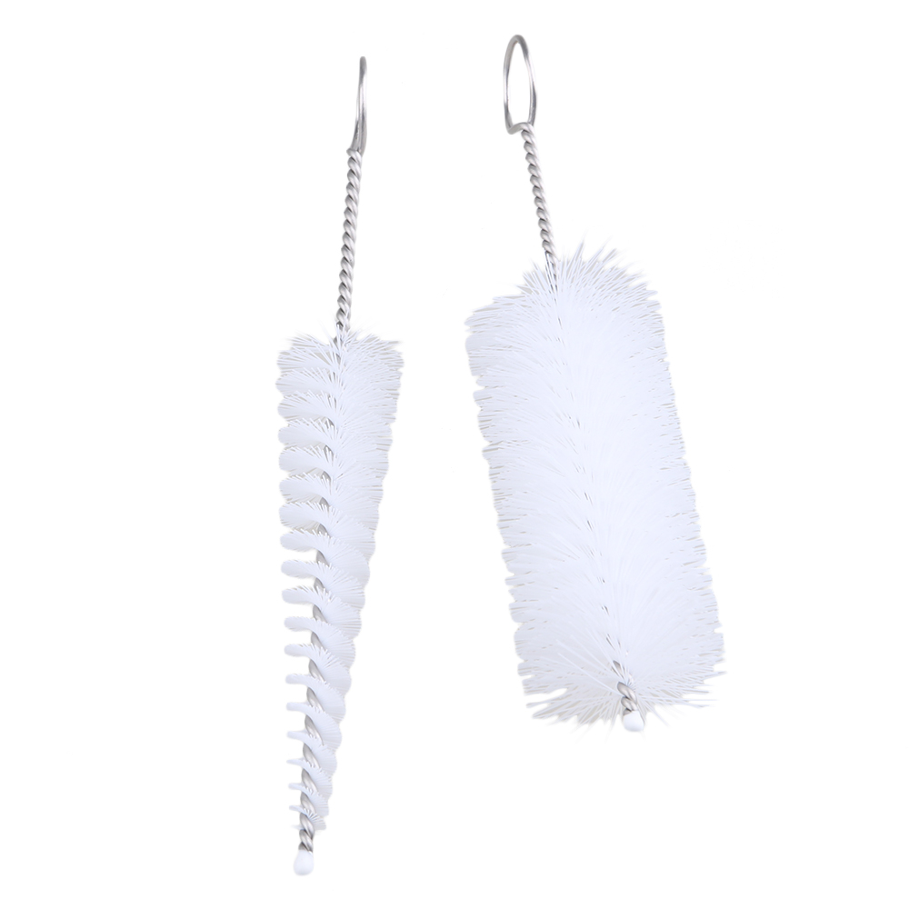 BQLZR Nylon Trumpet Cleaning Snake Brush Valve Casing Brush Maintenance Care Kit