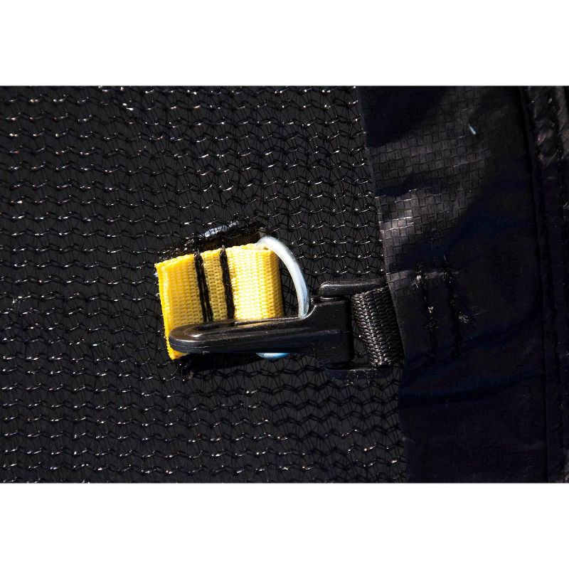 JumpKing 10 Foot Outdoor Trampoline  78sqft & Safety Net Enclosure, Blue JK10VC1