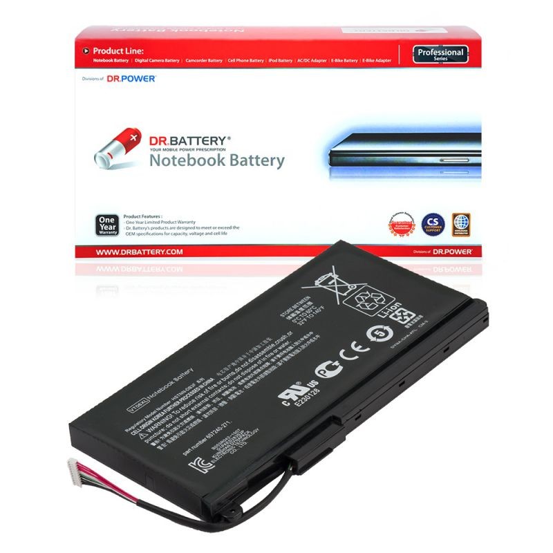 DR. BATTERY - Replacement for HP Envy 17-3077NR / 17-3090 / 17-3090NR / 17-3095 / 17-3095CA / 17-3200 / 17-3270 / 657240-151 / 657240-171 / 657240-251 / 657240-271 / 657503-001 / HSTNN-DB3F