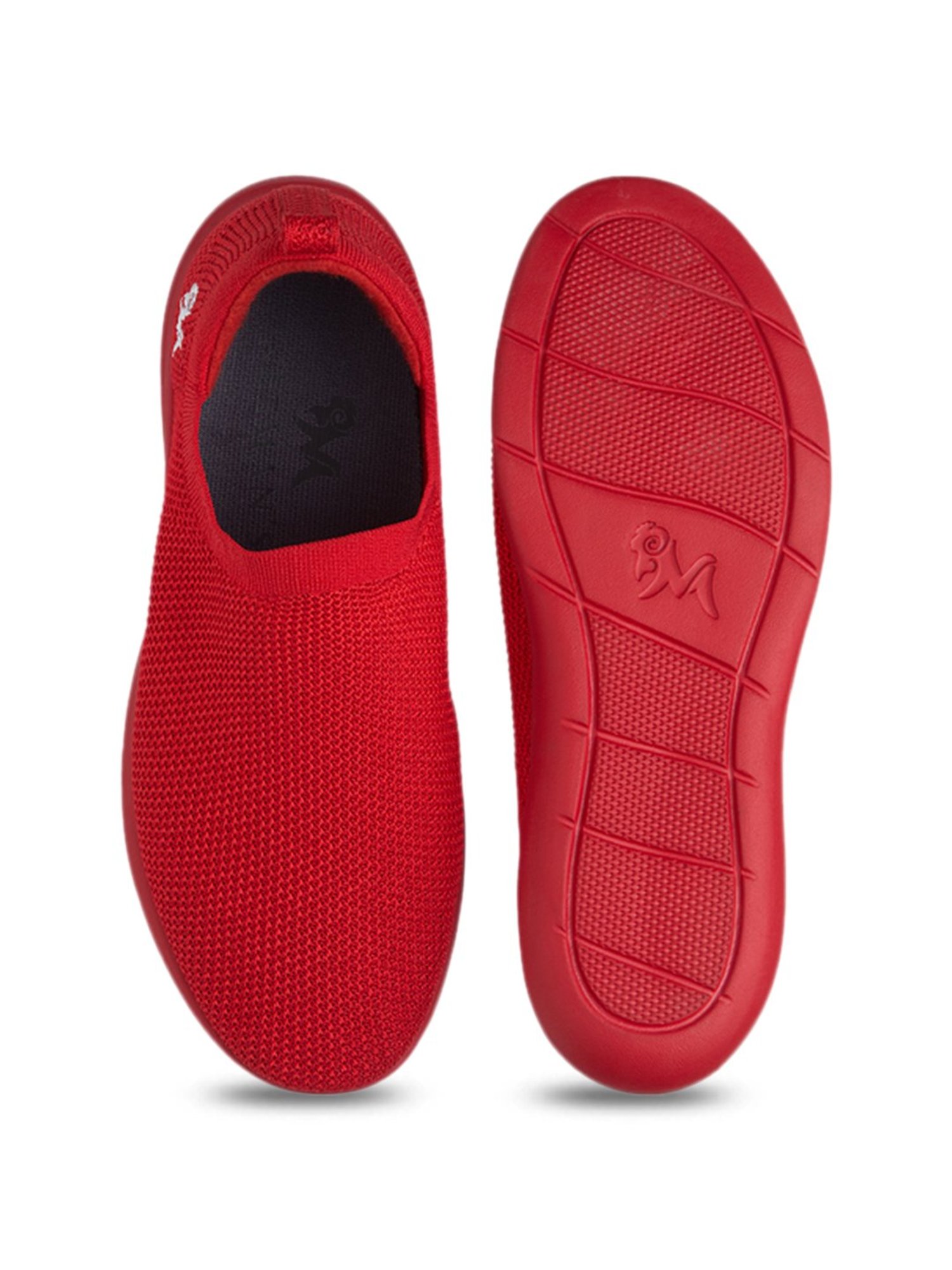 Neemans Men's Relive Fiery Red Walking Shoes