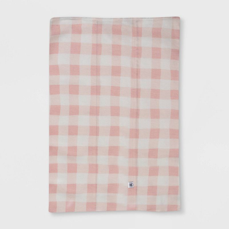 Honest Baby Girls' 4pk Organic Cotton Papercut Floral Multilayer Woven Burp Cloth Set - Pink