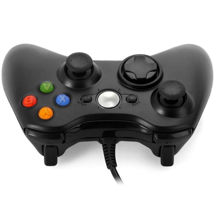 Game Controller Gamepad Integrated Headset Port 14 Keys Programmable Turbo for X-Box 360 / PC / Windows XP / 7